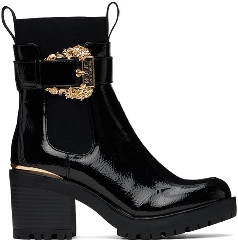 yellow and black versace jeans boots|Versace aftershave boots.